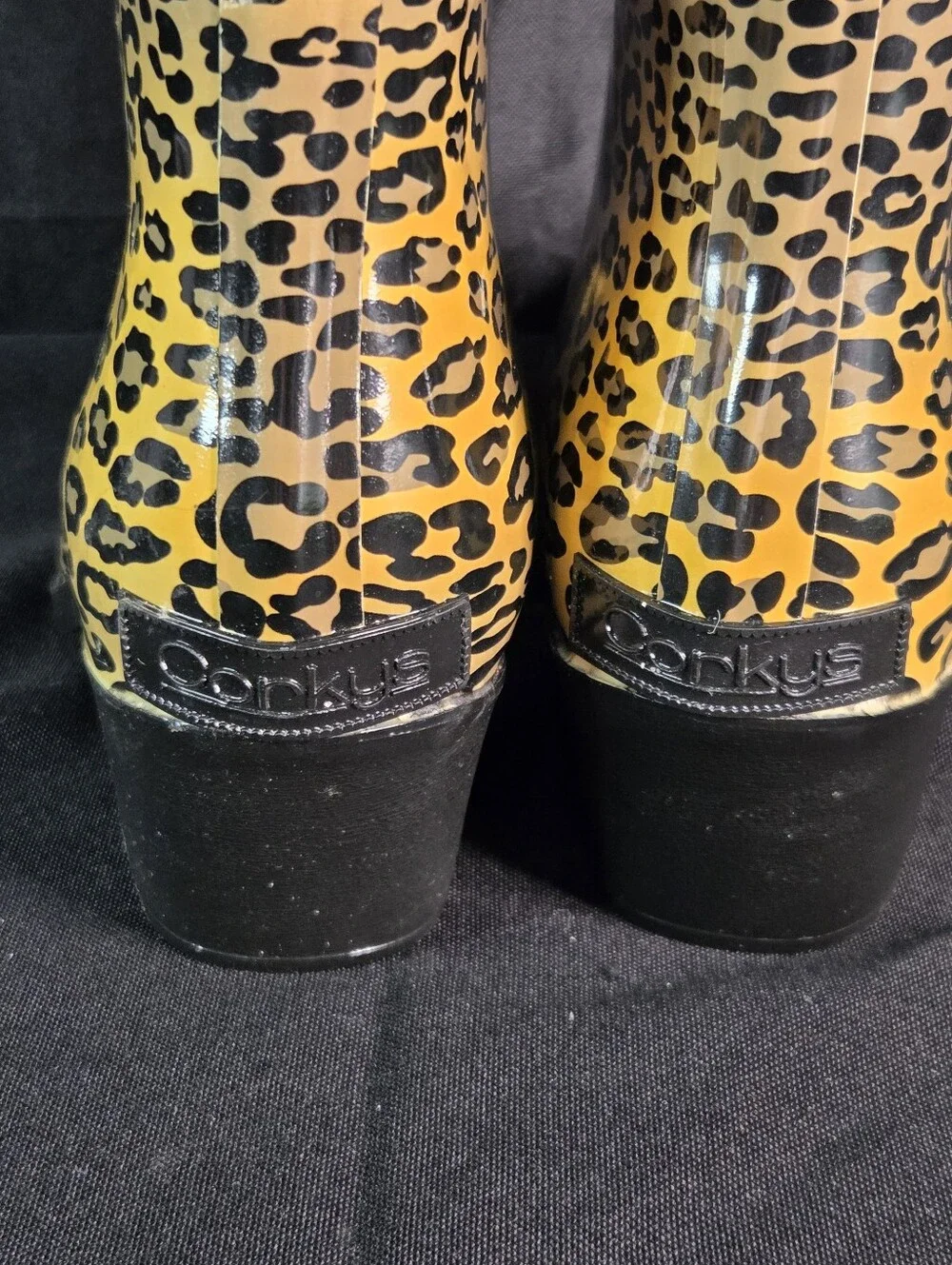 NEW Corky's Rodeo Style Rain Boot Cheetah Print 6